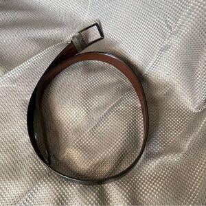 DOCKERS Men’s Brown Black Leather Reversible Double Sided Belt Size 38 95
